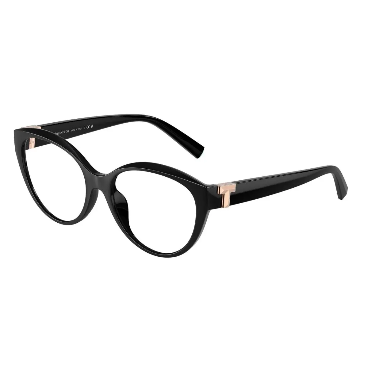 Tiffany TF 2255 U Black Demo Lens 8001 Size 54 Eyeglasses by Tiffany & Co.