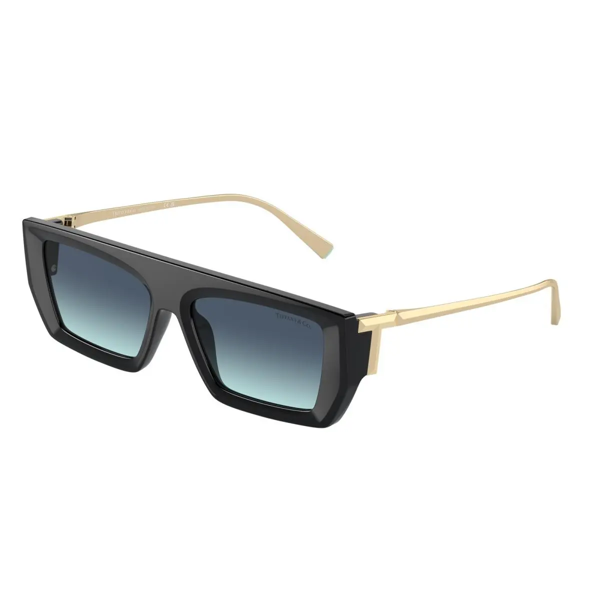 Tiffany TF 4214 U Black Azure Gradient Blue 83429S Size 54 Sunglasses by Tiffany & Co.