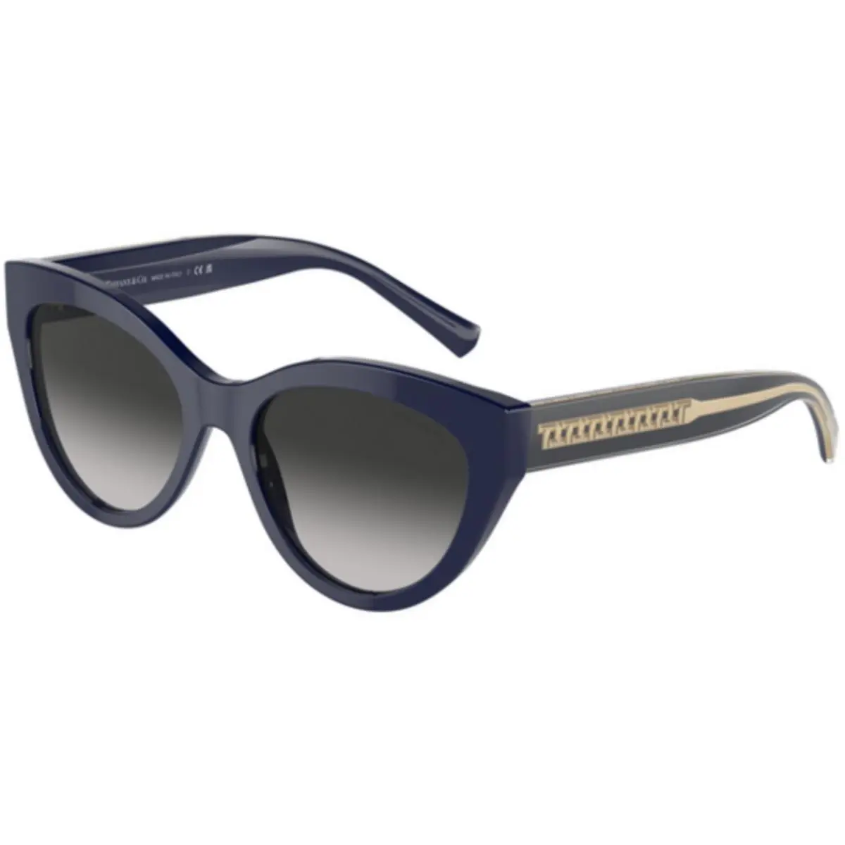Tiffany TF 4220 Solid Dark Blue Grey Gradient 83963C Size 54 Sunglasses by Tiffany & Co.