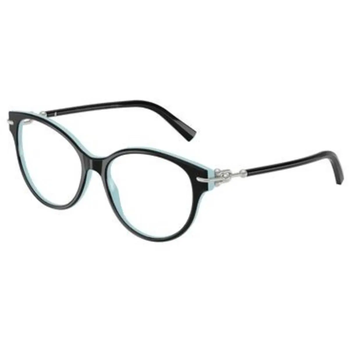 Tiffany TF 2289 F Black On Blue / Demo Lens 8055 Size 53 Eyeglasses by Tiffany & Co.