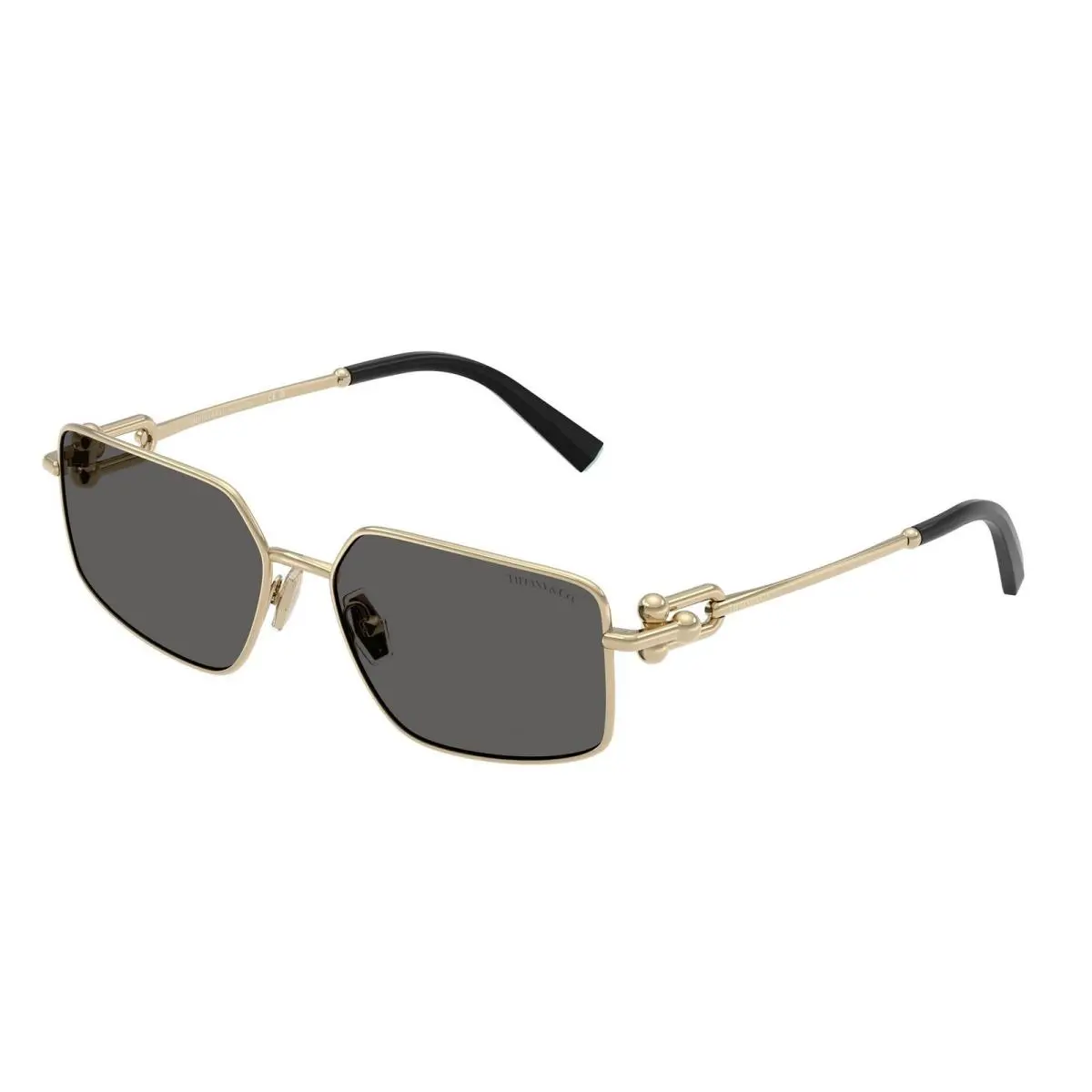 Tiffany TF 3111 Pale Gold / Dark Grey 6021S4 Size 58 Sunglasses by Tiffany & Co.