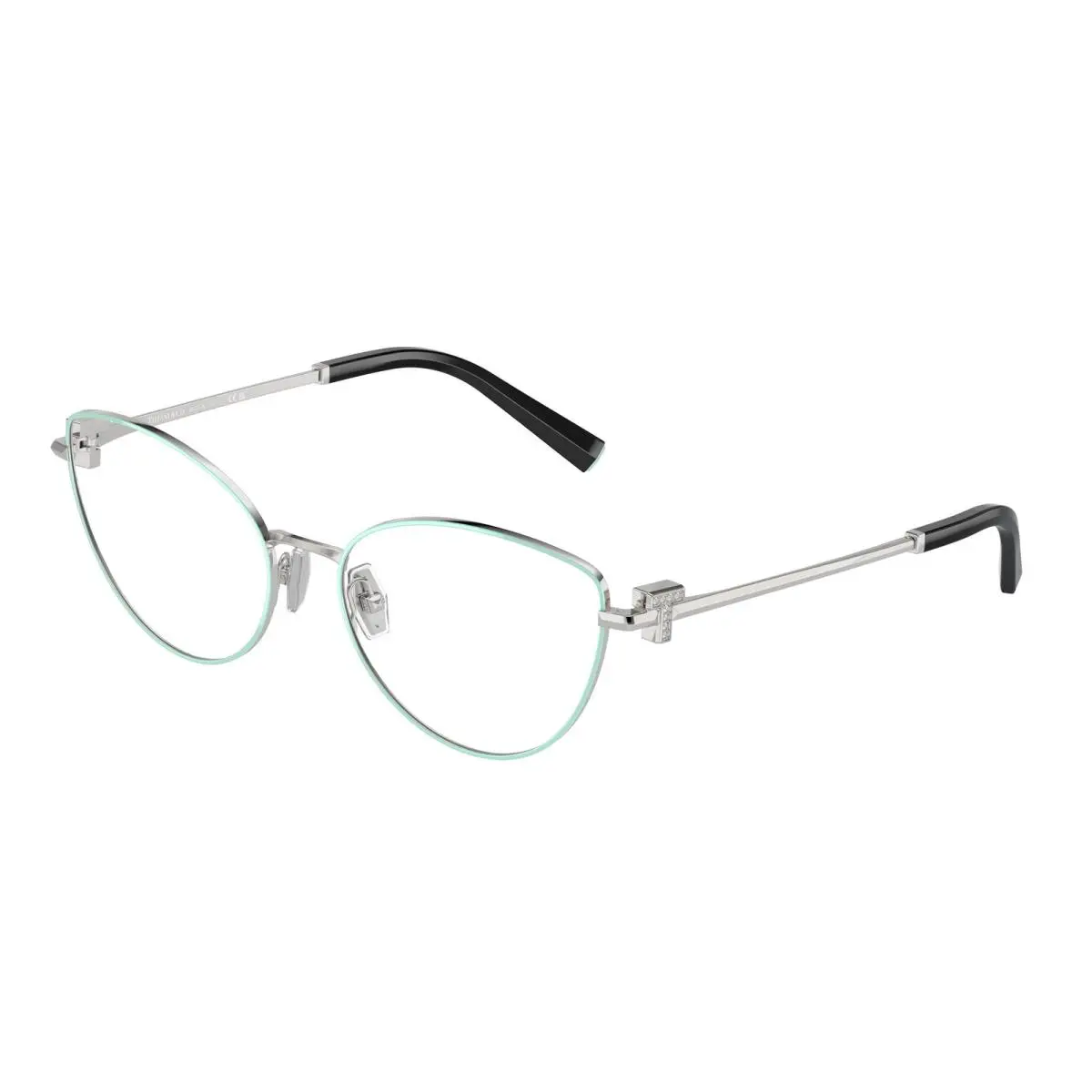 Tiffany TF 1159 B Blue On Silver 6151 Size 54 Eyeglasses