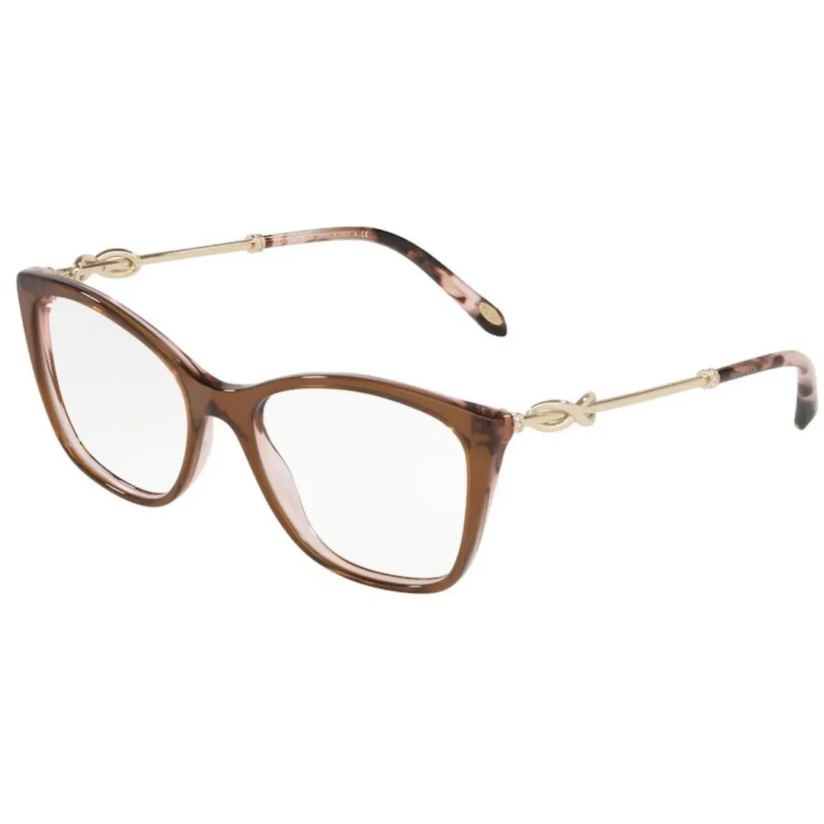 Tiffany TF 2160 B Brown On Pink Grey 8255 Size 54 Eyeglasses