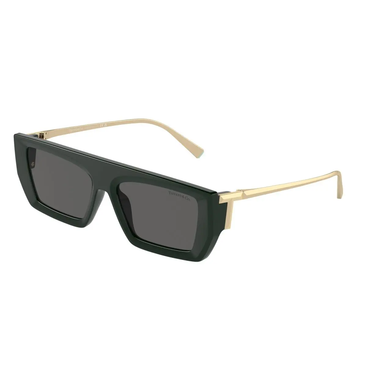 Tiffany TF 4214 U Dark Emerald Grey 8390S4 Size 54 Sunglasses by Tiffany & Co.