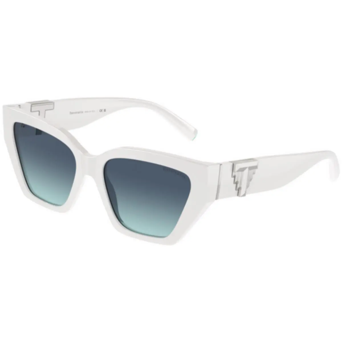Tiffany TF 4218 Bright White Azure Gradient Bl 83929S Size 55 Sunglasses by Tiffany & Co.