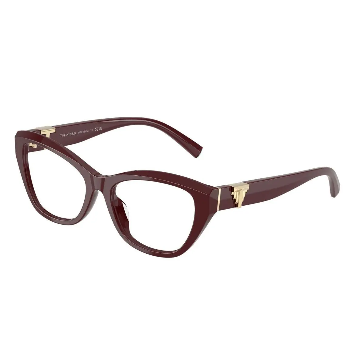 Tiffany TF 2268 U Burgundy Demo Lens 8389 Size 52 Eyeglasses by Tiffany & Co.