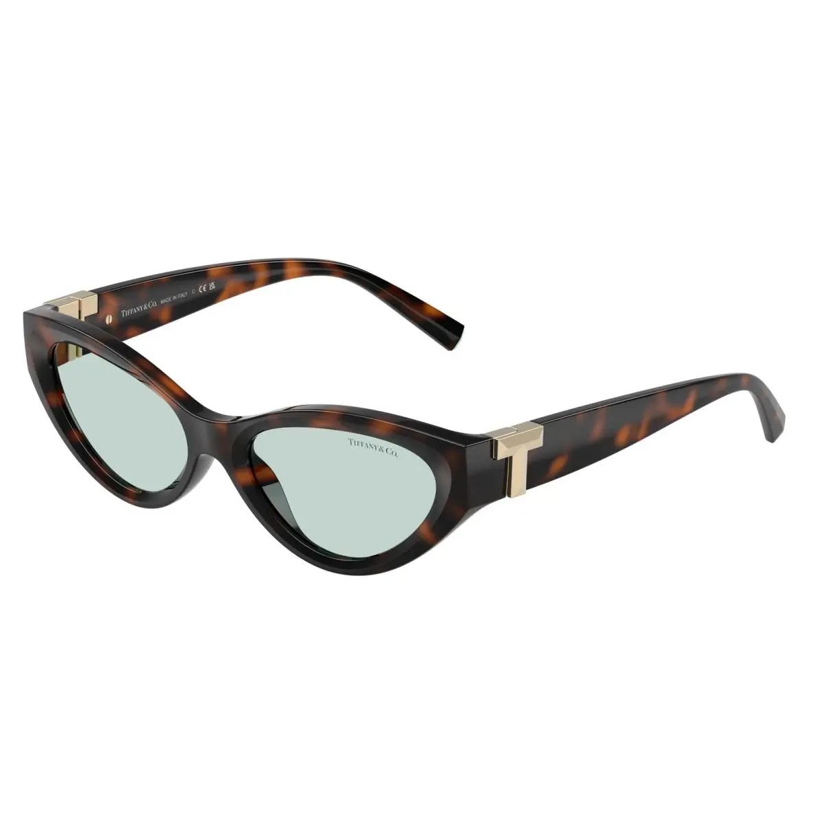 Tiffany TF 4225 U Havana / Light Azure 8429D9 Size 54 Sunglasses by Tiffany & Co.