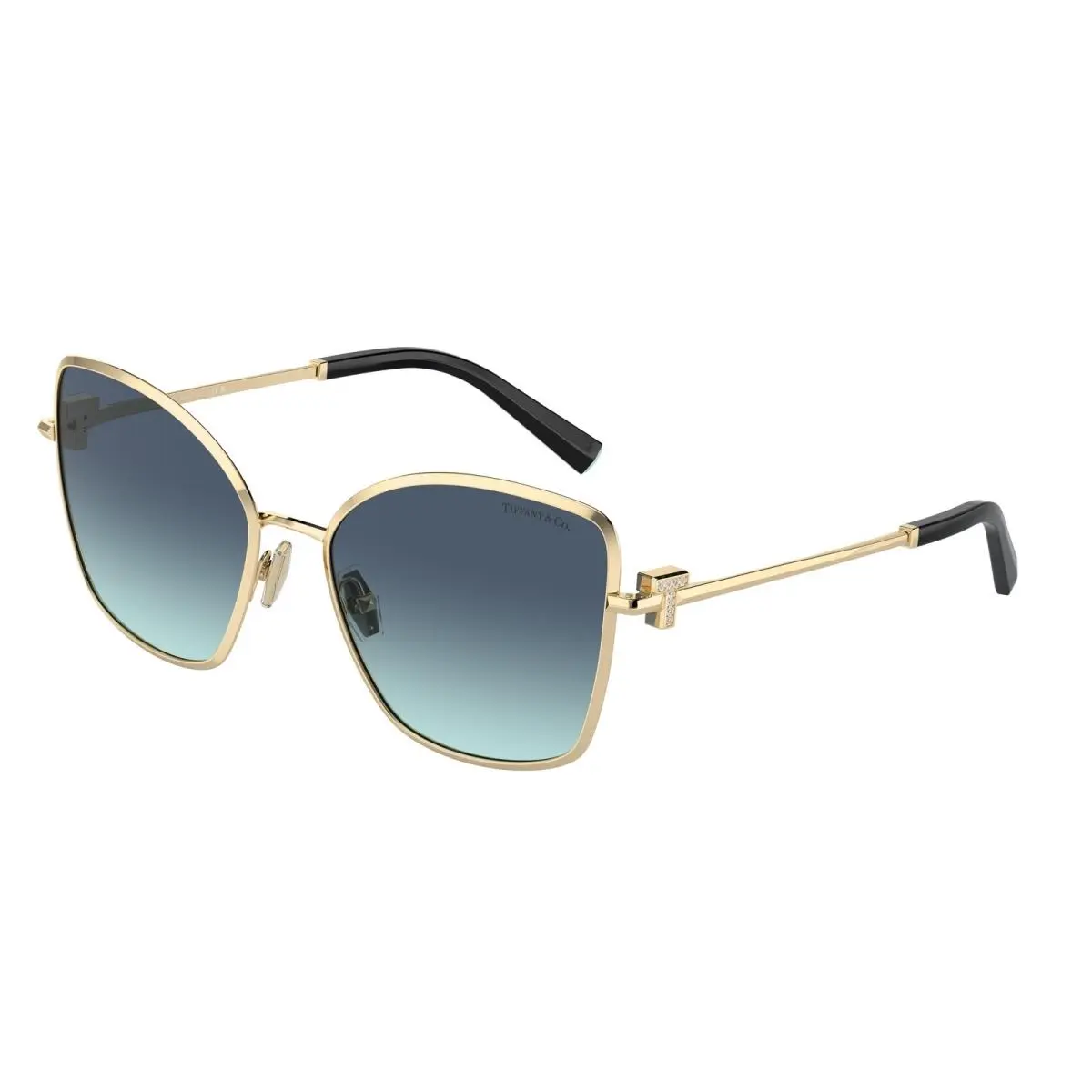 Tiffany TF 3102 B Pale Gold Azure Gradient Blue 62029S Size 58 Sunglasses by Tiffany & Co.