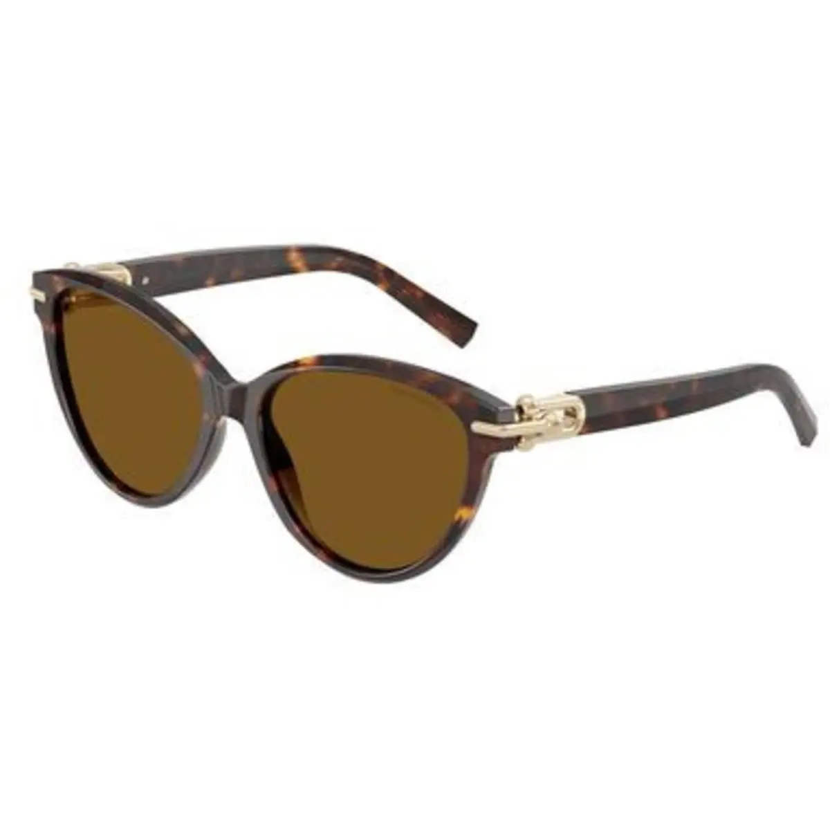 Tiffany TF 4261 Havana / Dark Brown Polar 801583 Size 56 Sunglasses by Tiffany & Co.