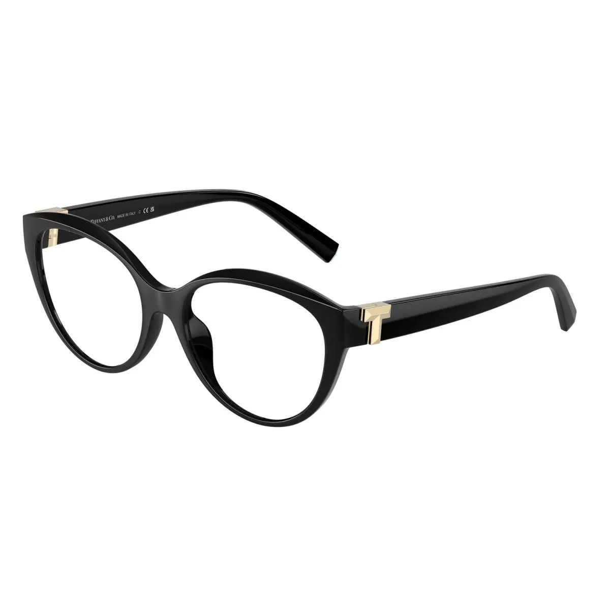 Tiffany TF 2255 U Black Demo Lens 8361 Size 52 Eyeglasses by Tiffany & Co.