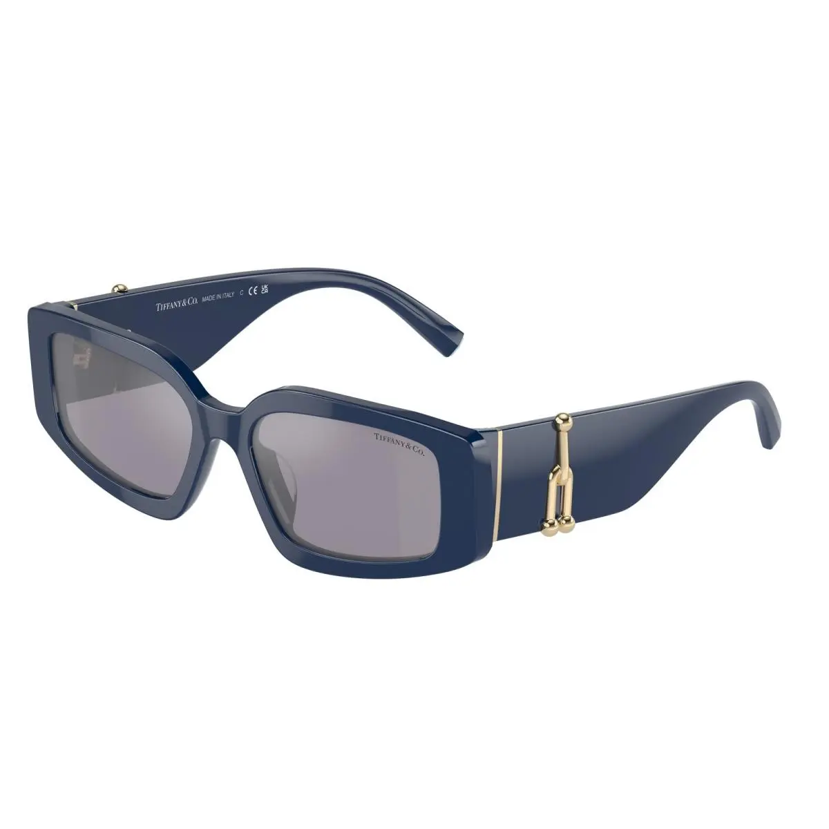 Tiffany TF 4208 U Spectrum Blue Violet Mirror Si 83852S Size 54 Sunglasses