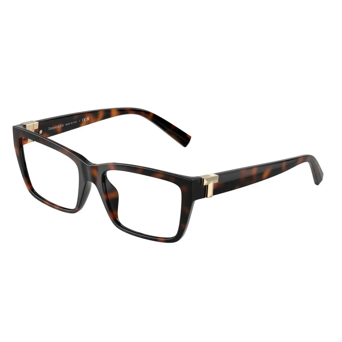 Tiffany TF 2256 U Havana Demo Lens 8015 Size 54 Eyeglasses by Tiffany & Co.