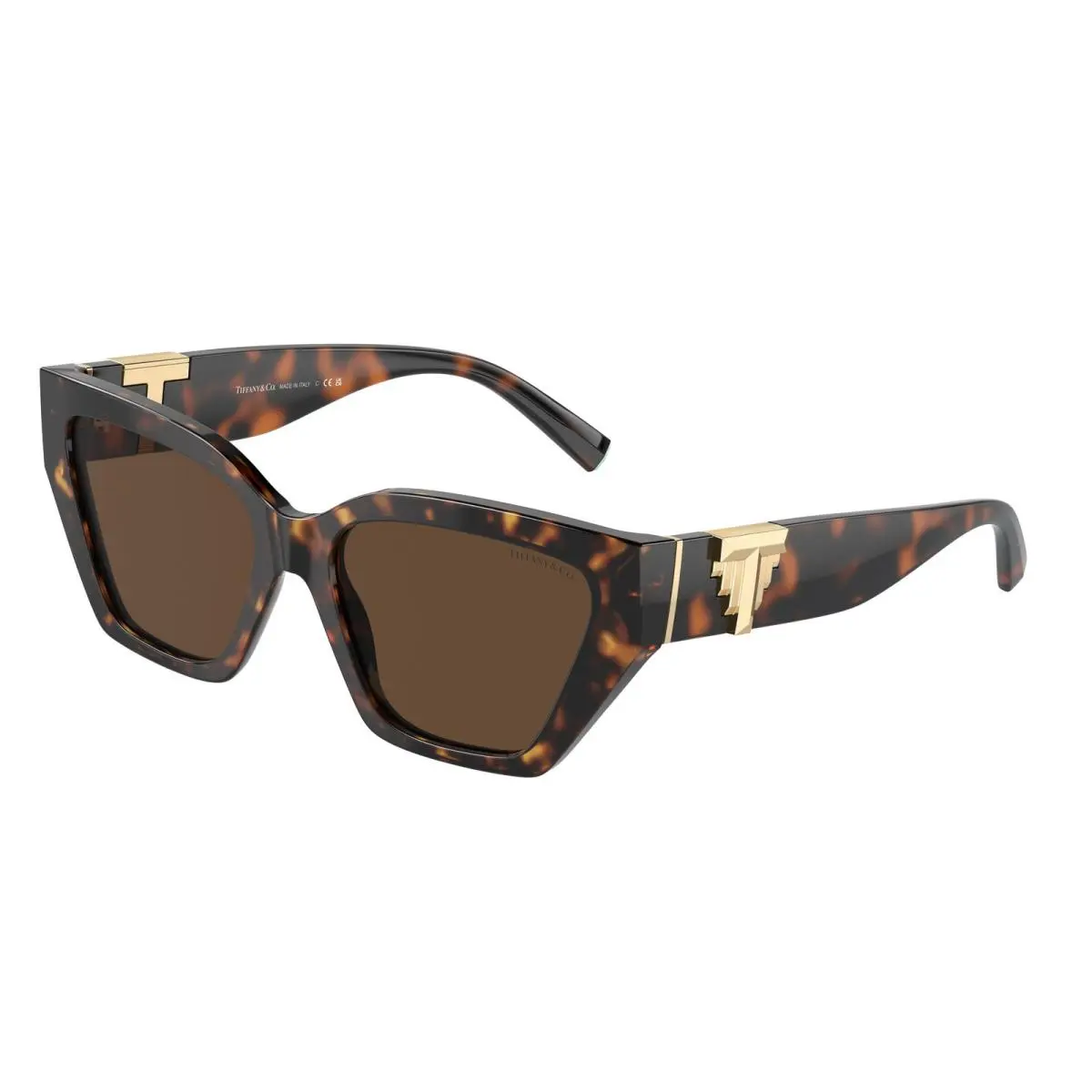 Tiffany TF 4218 F Havana/light Brown 80153G Size 55 Sunglasses by Tiffany & Co.