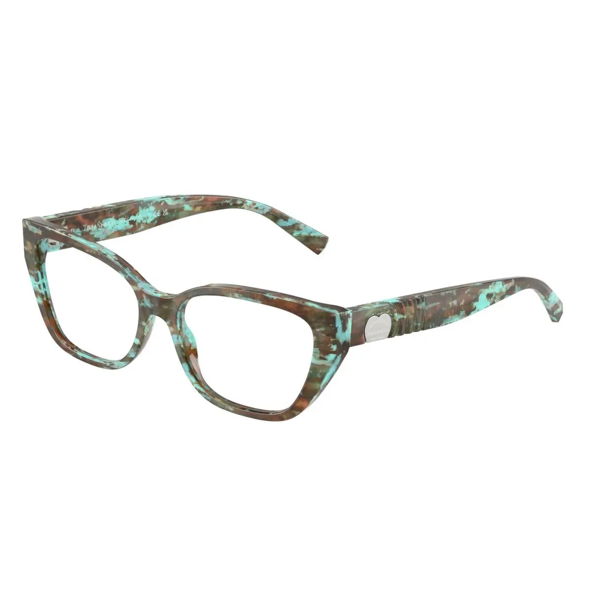 Tiffany TF 2259 Havana Blue / Demo Lens 8422 Size 54 Eyeglasses by Tiffany & Co.