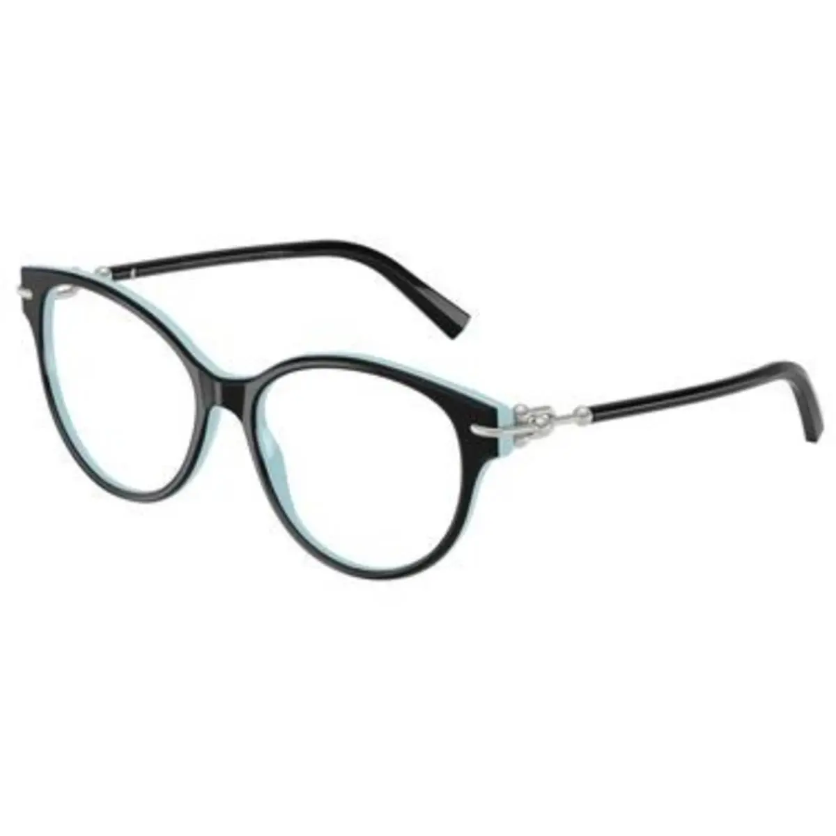 Tiffany TF 2289 Black On Blue / Demo Lens 8055 Size 53 Eyeglasses by Tiffany & Co.