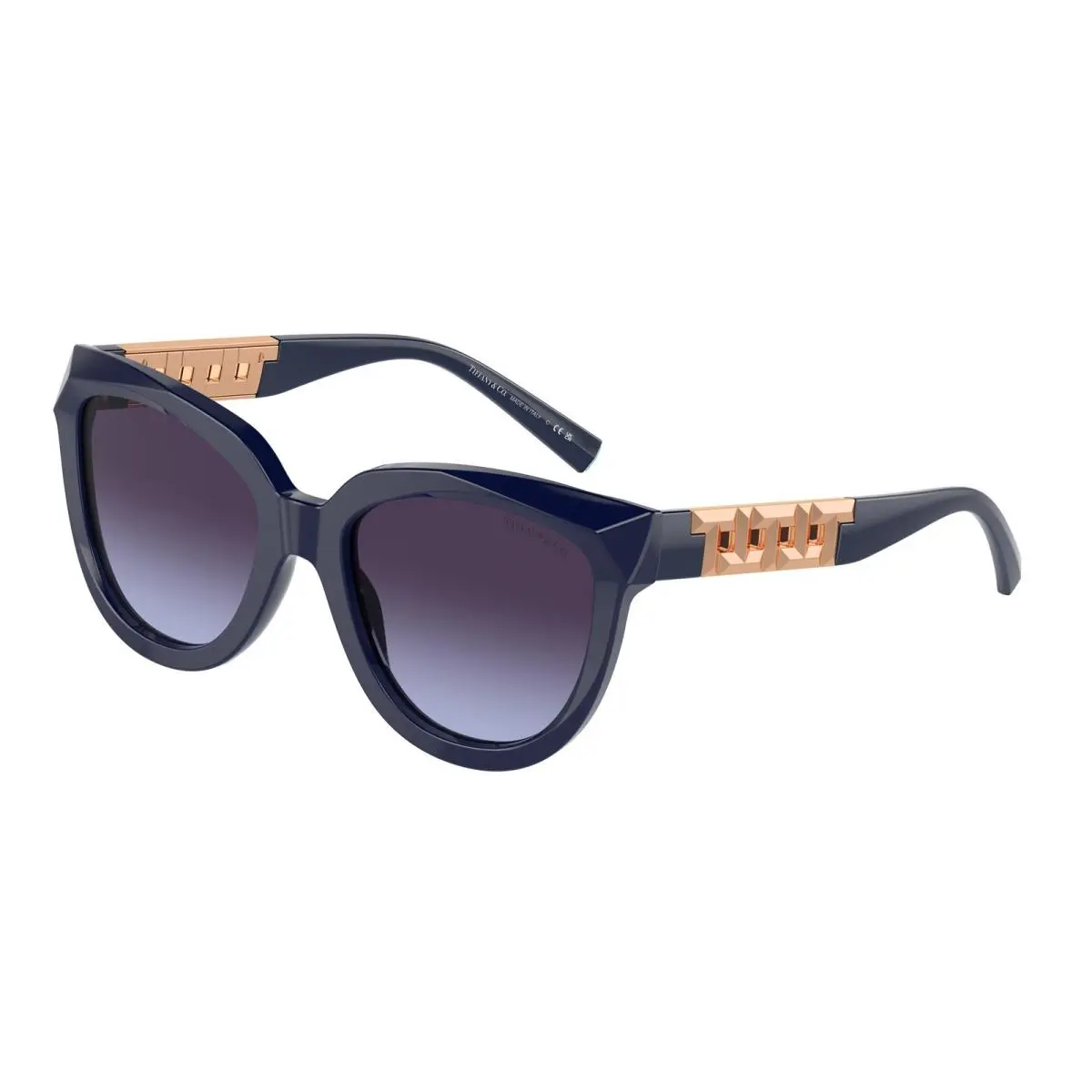 Tiffany TF 4215 F Dark Blue Violet Gradient Grey 83964Q Size 53 Sunglasses