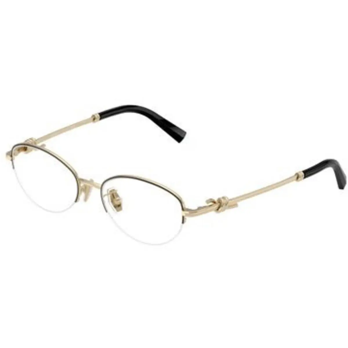 Tiffany TF 1171 D Black On Pale Gold / Demo Lens 6164 Size 51 Eyeglasses by Tiffany & Co.