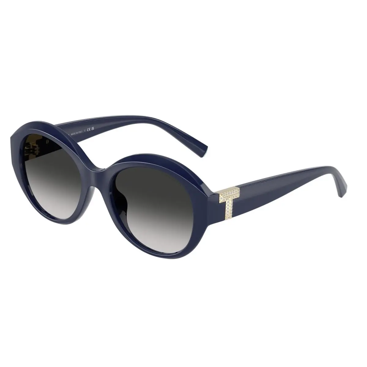 Tiffany TF 4227 BU Solid Dark Blue / Grey Gradient 83963C Size 53 Sunglasses by Tiffany & Co.
