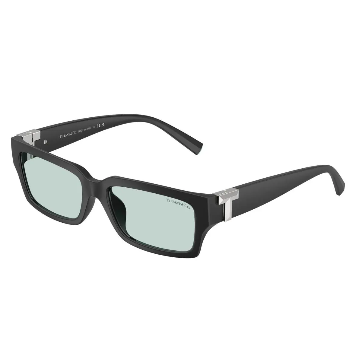 Tiffany TF 4226 U Matte Black / Light Azure 8425D9 Size 56 Sunglasses by Tiffany & Co.