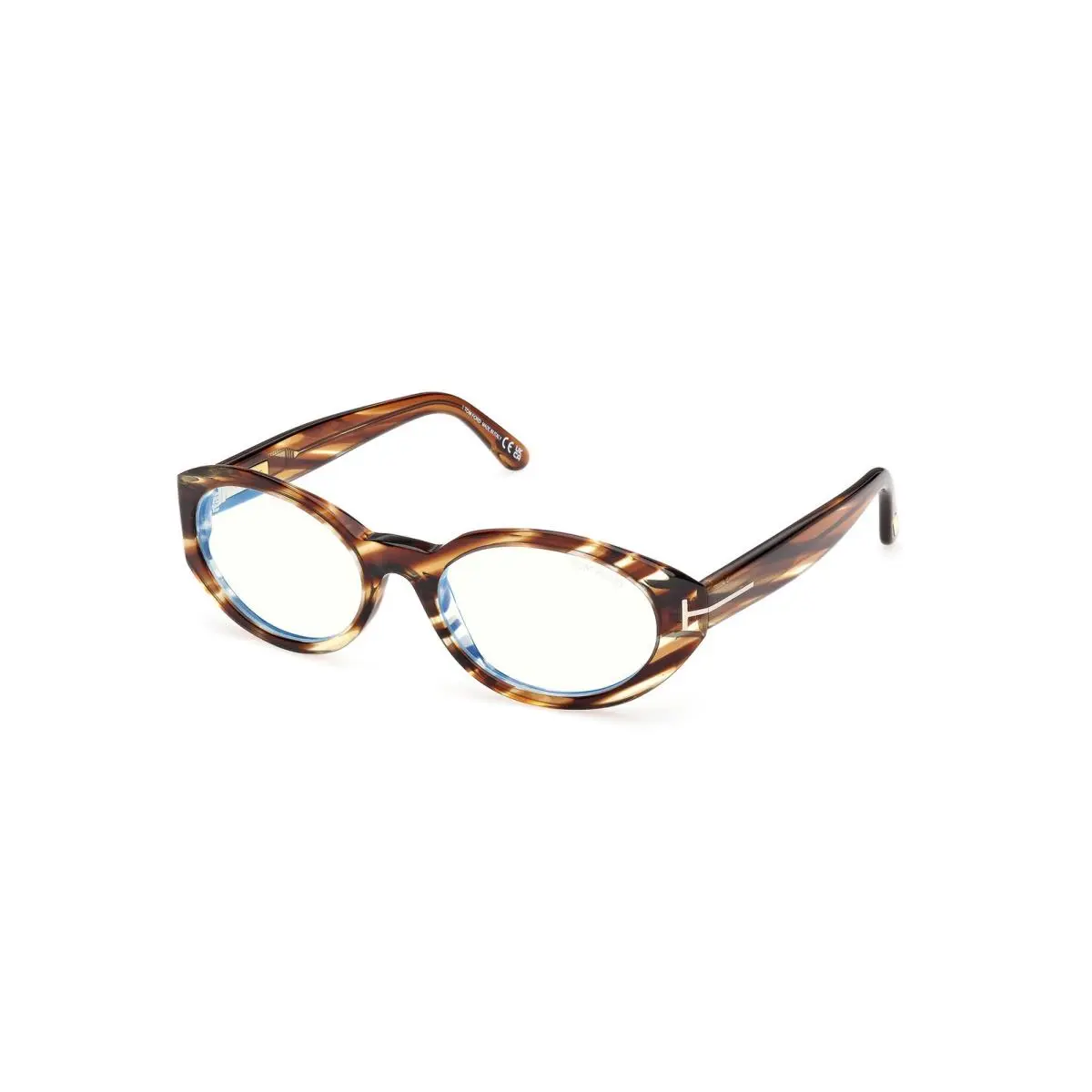 FT 6067-B Coloured Havana / 055 Size 54 Eyeglasses by Tom Ford