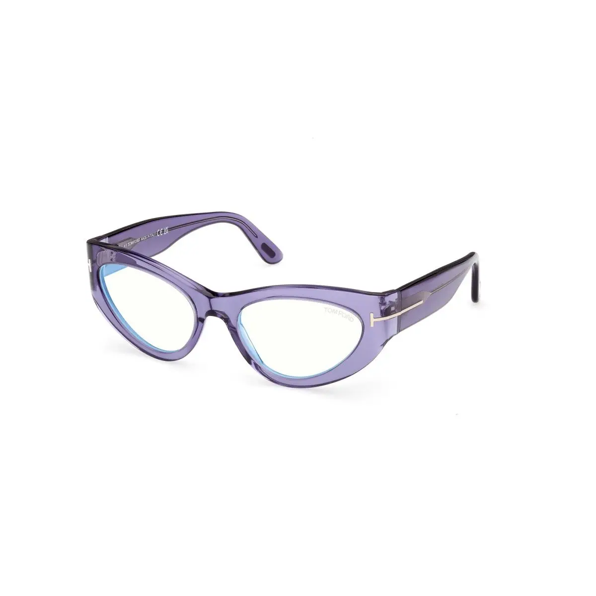 Tom Ford FT 6134-B Shiny Violet / 081 Size 55 Eyeglasses