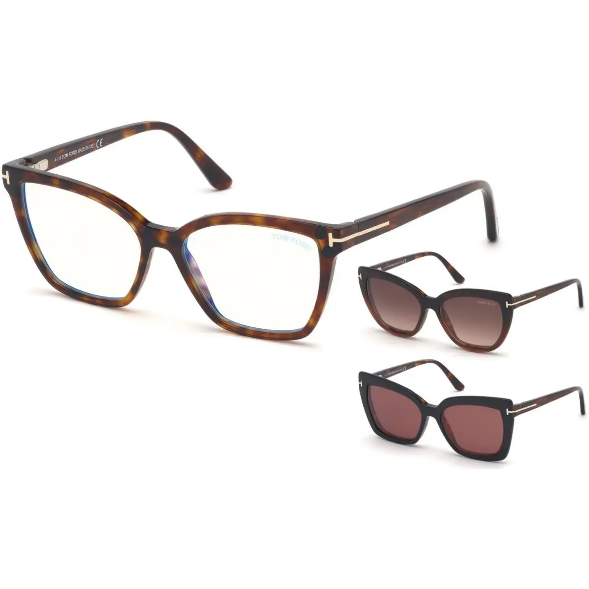 Tom Ford FT 5641-B Dark Havana / 054 Size 53 Eyeglasses