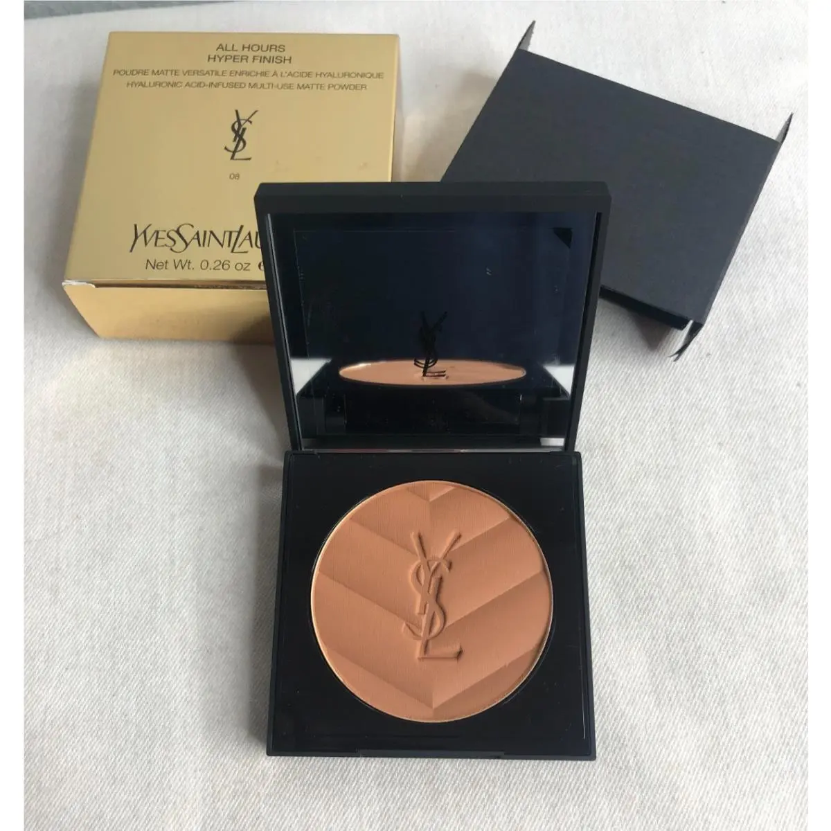 Ysl Yves Saint Laurent All Hours Hyper Finish Matte Powder in Shade 08