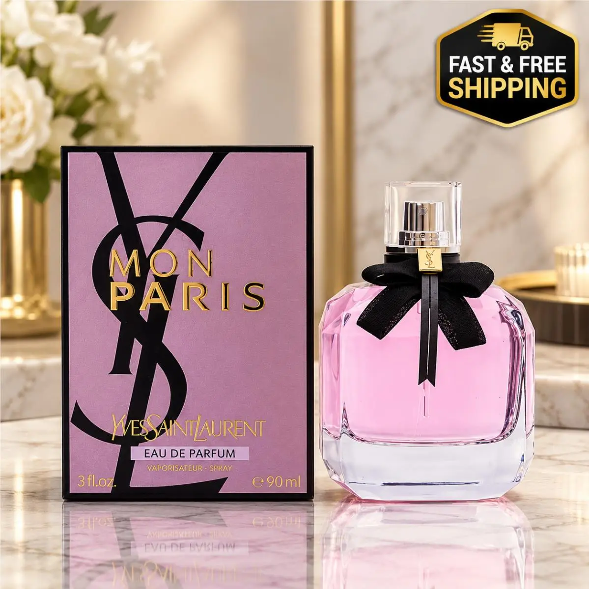 Yves Saint Laurent Mon Paris Eau De Parfum 3 Oz 90ml Spray