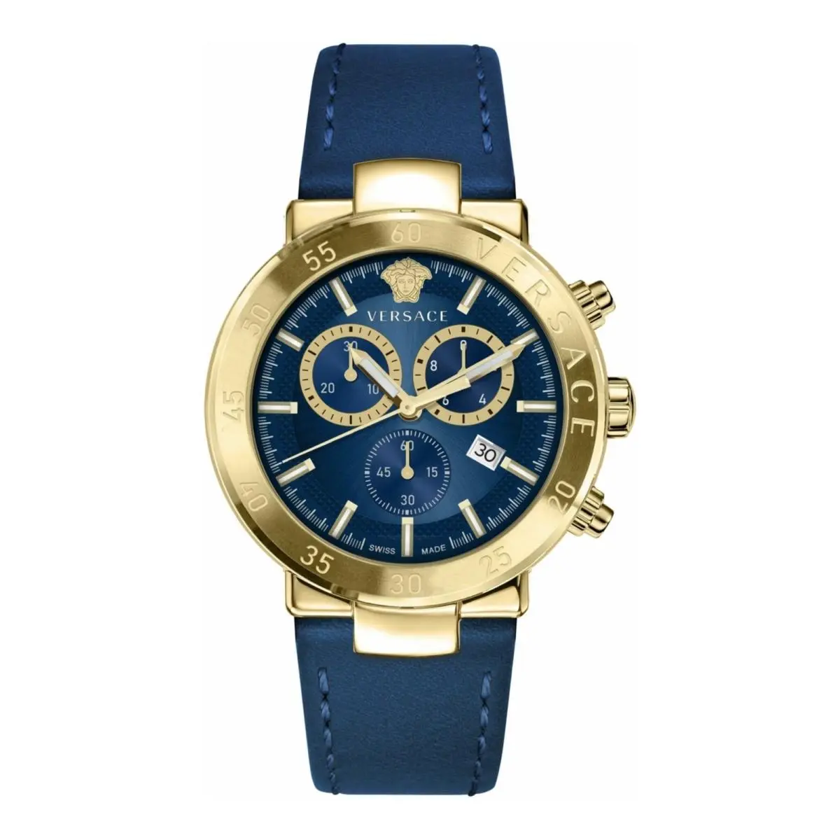 Versace Mens Watches Blue 43 mm Urban Mystique Collection