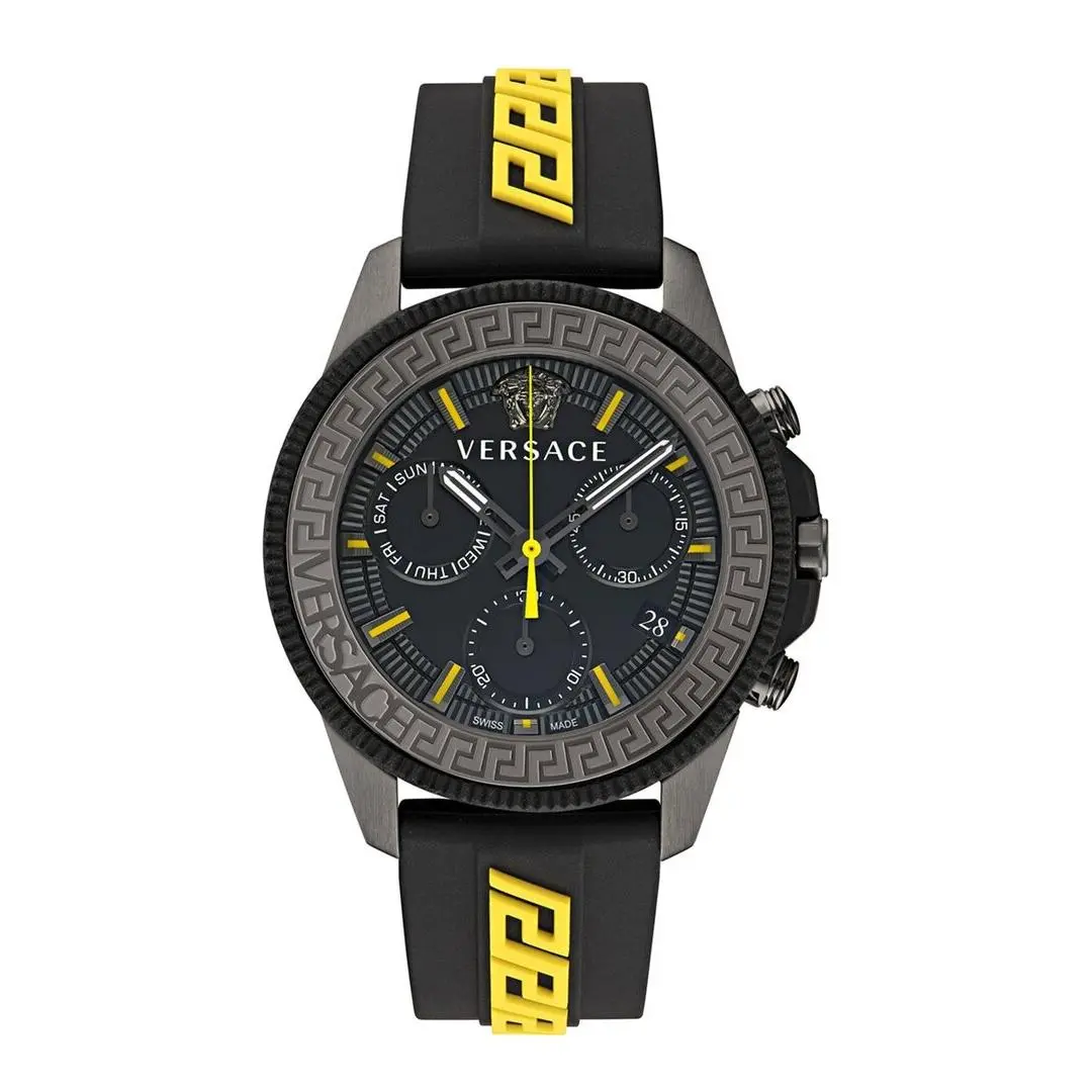 Versace Men`s Greca Action Chrono Watch Men`s