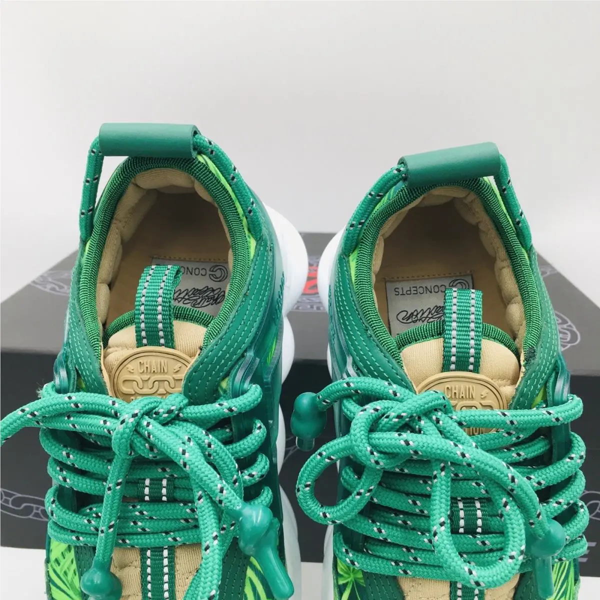 Versace shoes - Versace Chain Reaction - Chain Reaction - DSR705G - Green (UPC: 8054716387575) 8