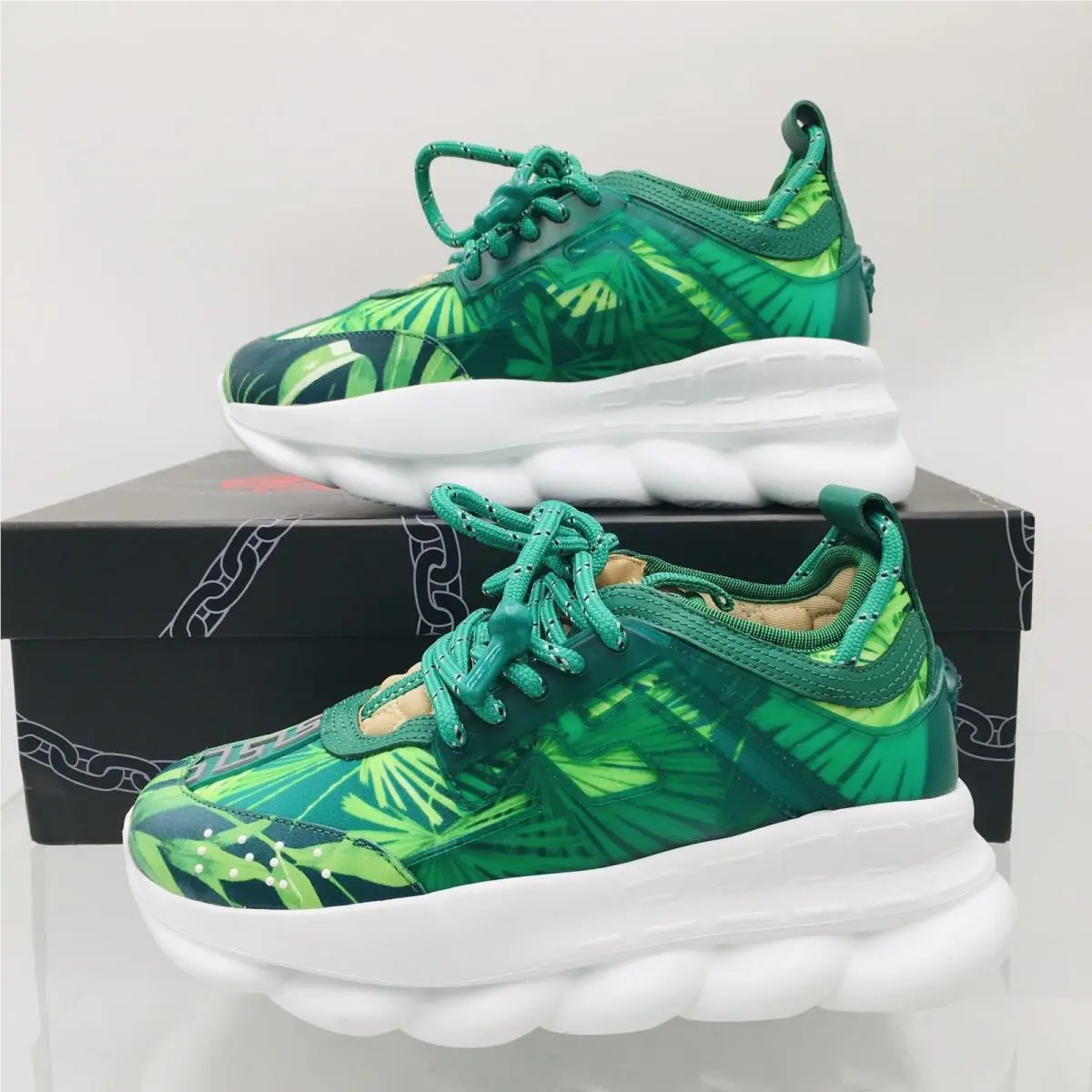 Versace shoes - Versace Chain Reaction - Chain Reaction - DSR705G - Green (UPC: 8054716387575) 5