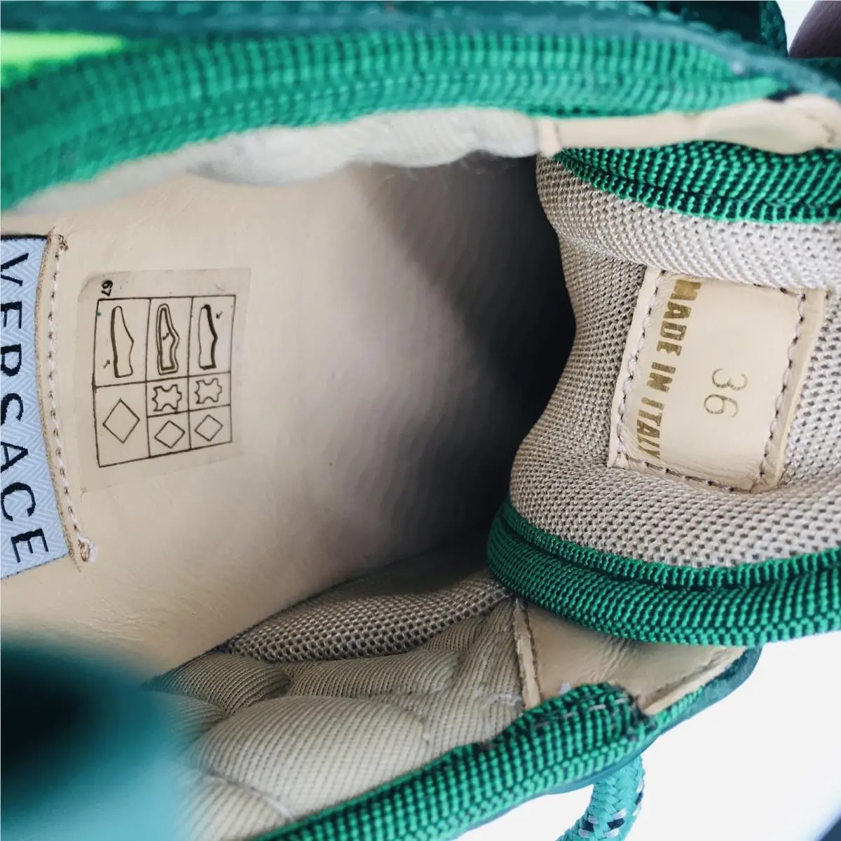 Versace shoes - Versace Chain Reaction - Chain Reaction - DSR705G - Green (UPC: 8054716387575) 16
