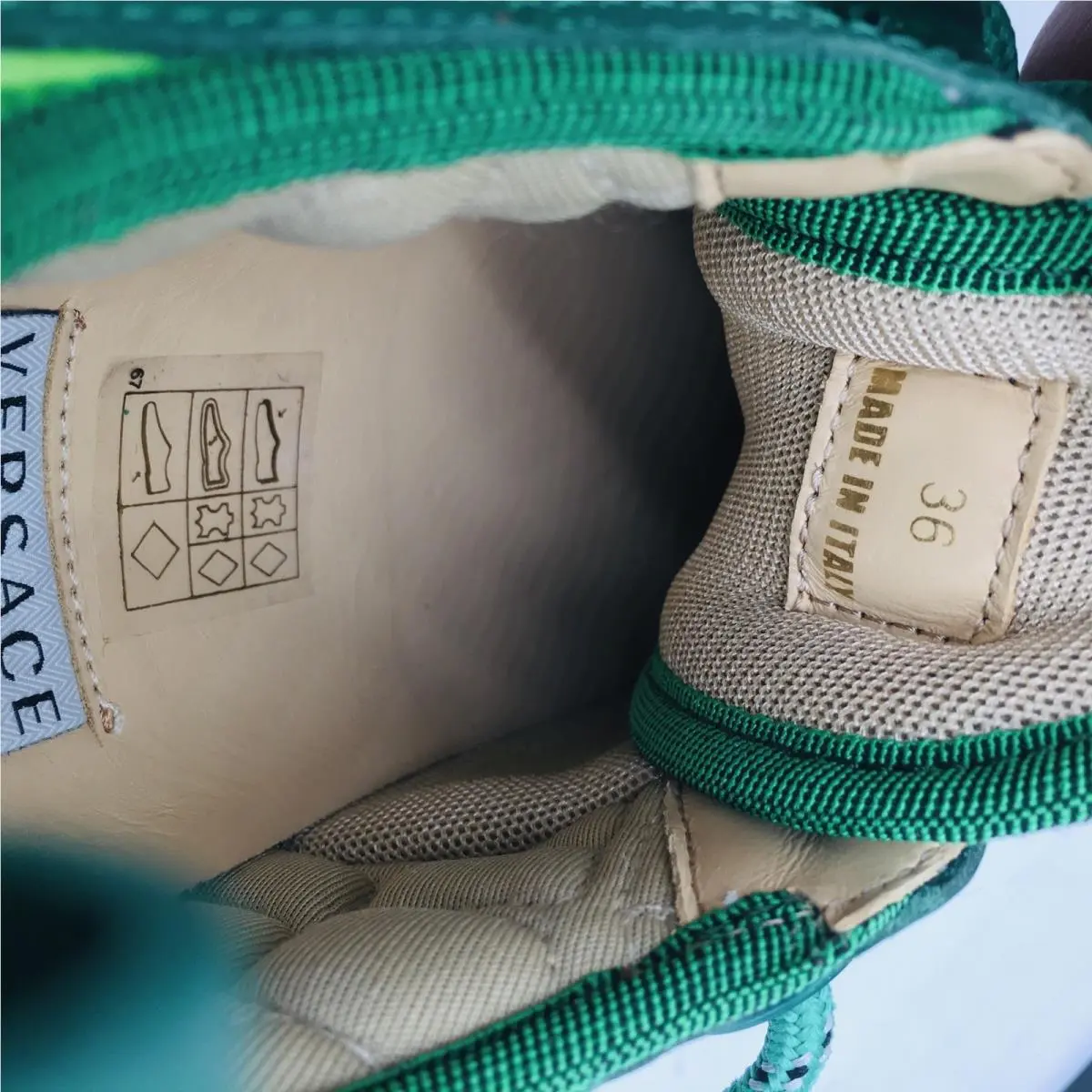 Versace shoes - Versace Chain Reaction - Chain Reaction - DSR705G - Green (UPC: 8054716387575) 17