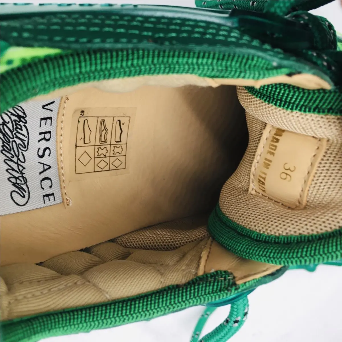 Versace shoes - Versace Chain Reaction - Chain Reaction - DSR705G - Green (UPC: 8054716387575) 18