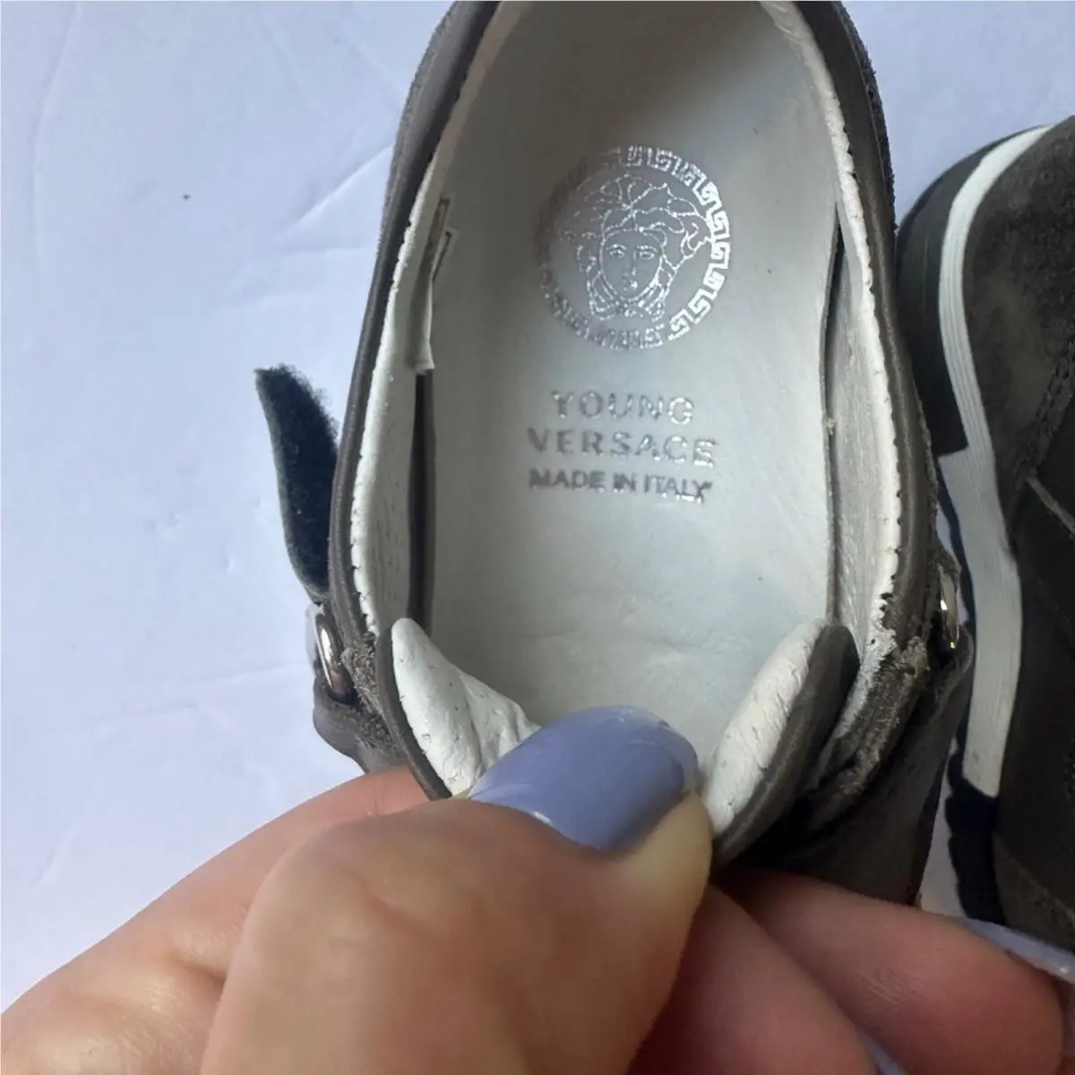 Versace shoes - military green 4