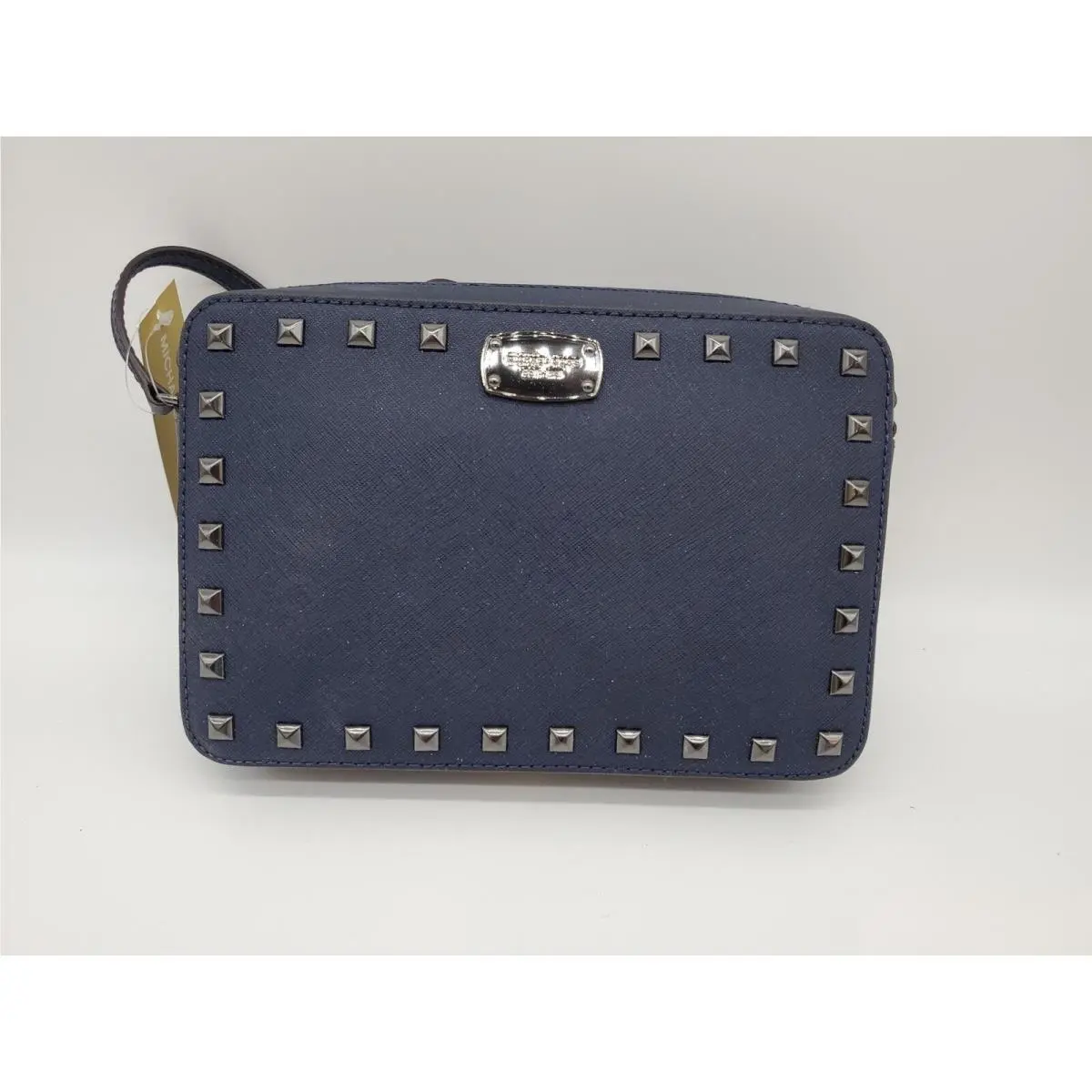 Saffiano Stud Crossbody Bag - Navy by Michael Kors