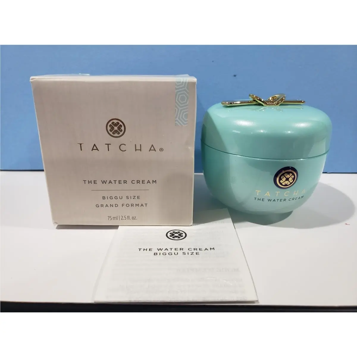 The Water Cream Biggu Size 2.5 fl oz Jar Boxed by Tatcha