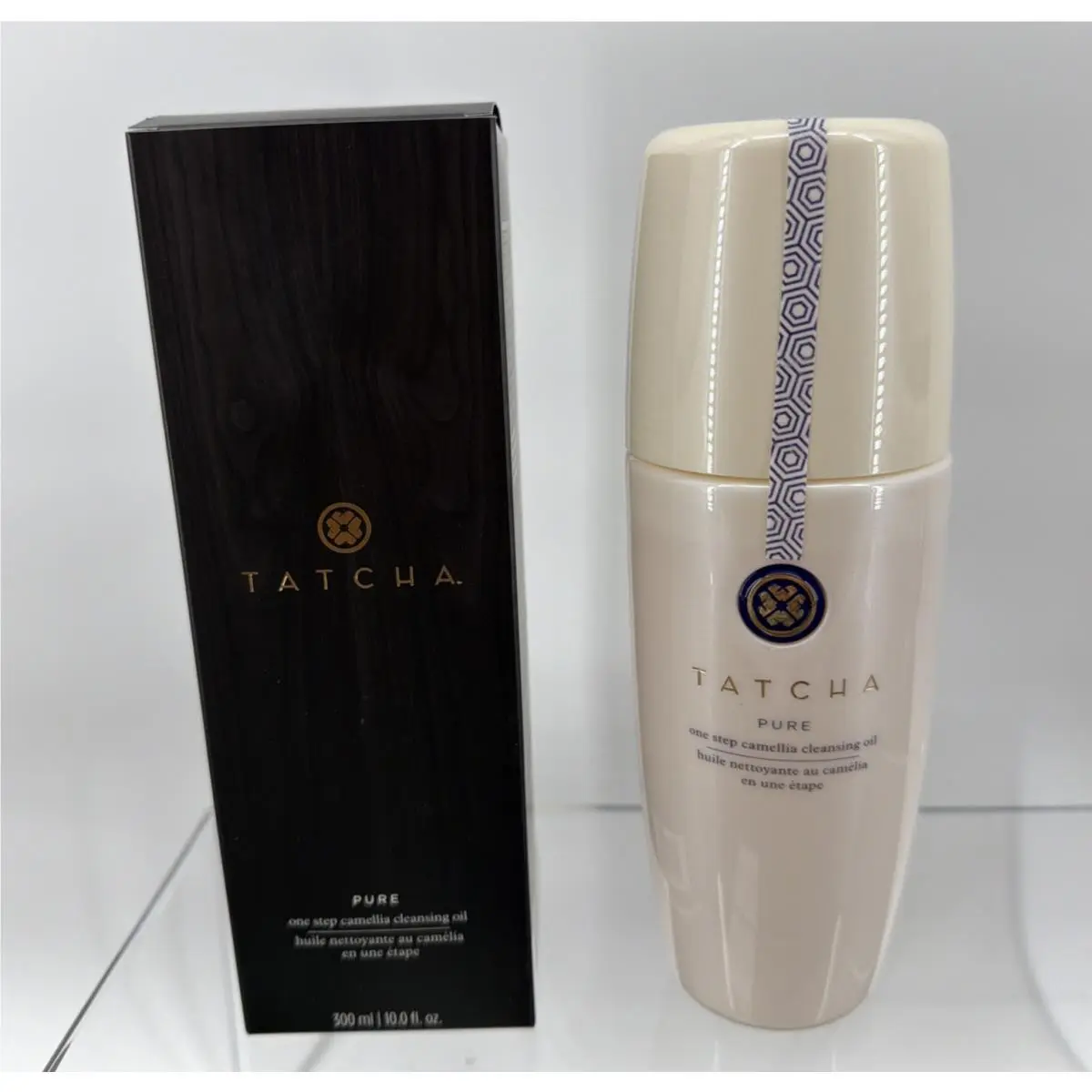 Tatcha Pure One Step Camellia Cleansing Oil 2-in-1 Makeup Remover 10 oz Jumbo
