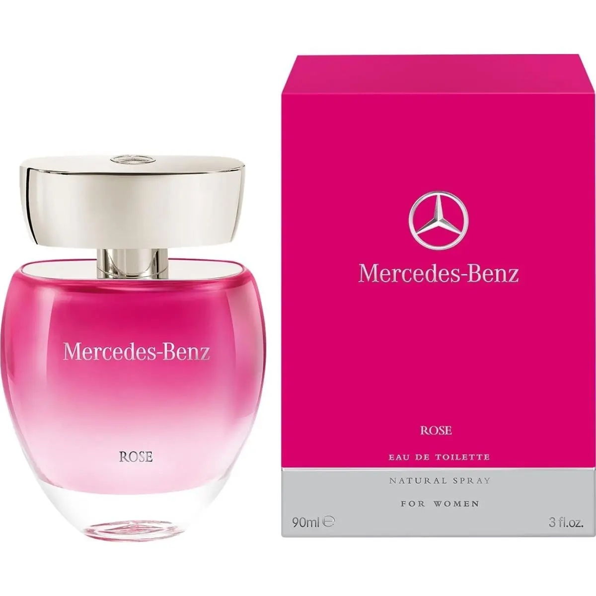 Mercedes Benz Rose For Women Eau de Toilette 3 oz / 90 ml