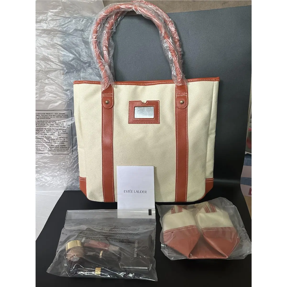 Estee Lauder Tote Bag Cosmetic Case Skincare/makeup Set Gift