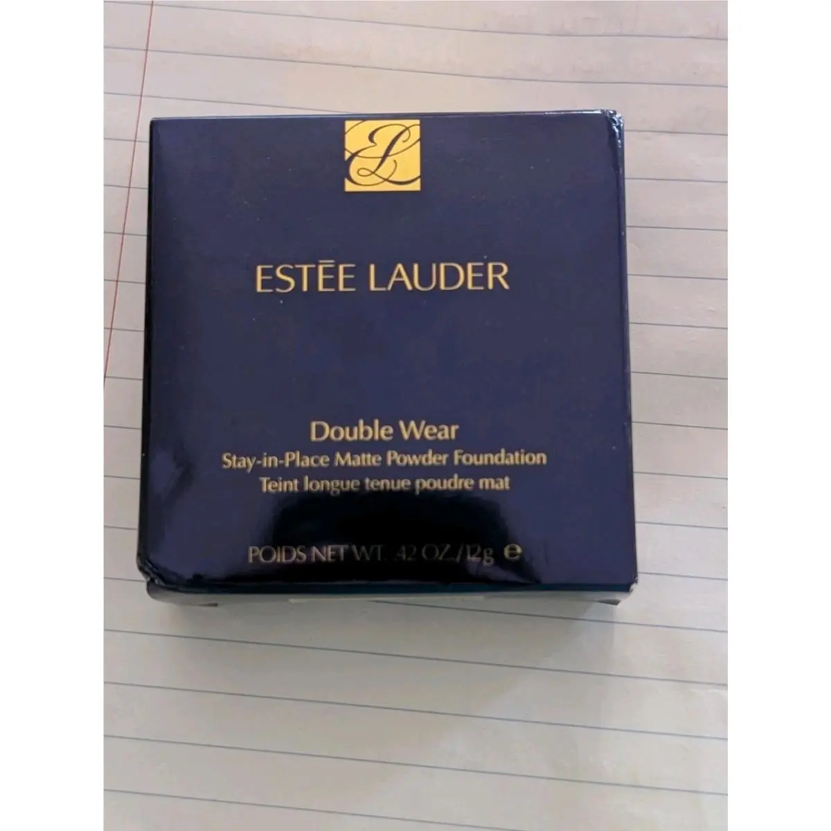 Estee Lauder Double Wear 1N2 Ecru Stay In Place Matte Powder Foundation Makeup