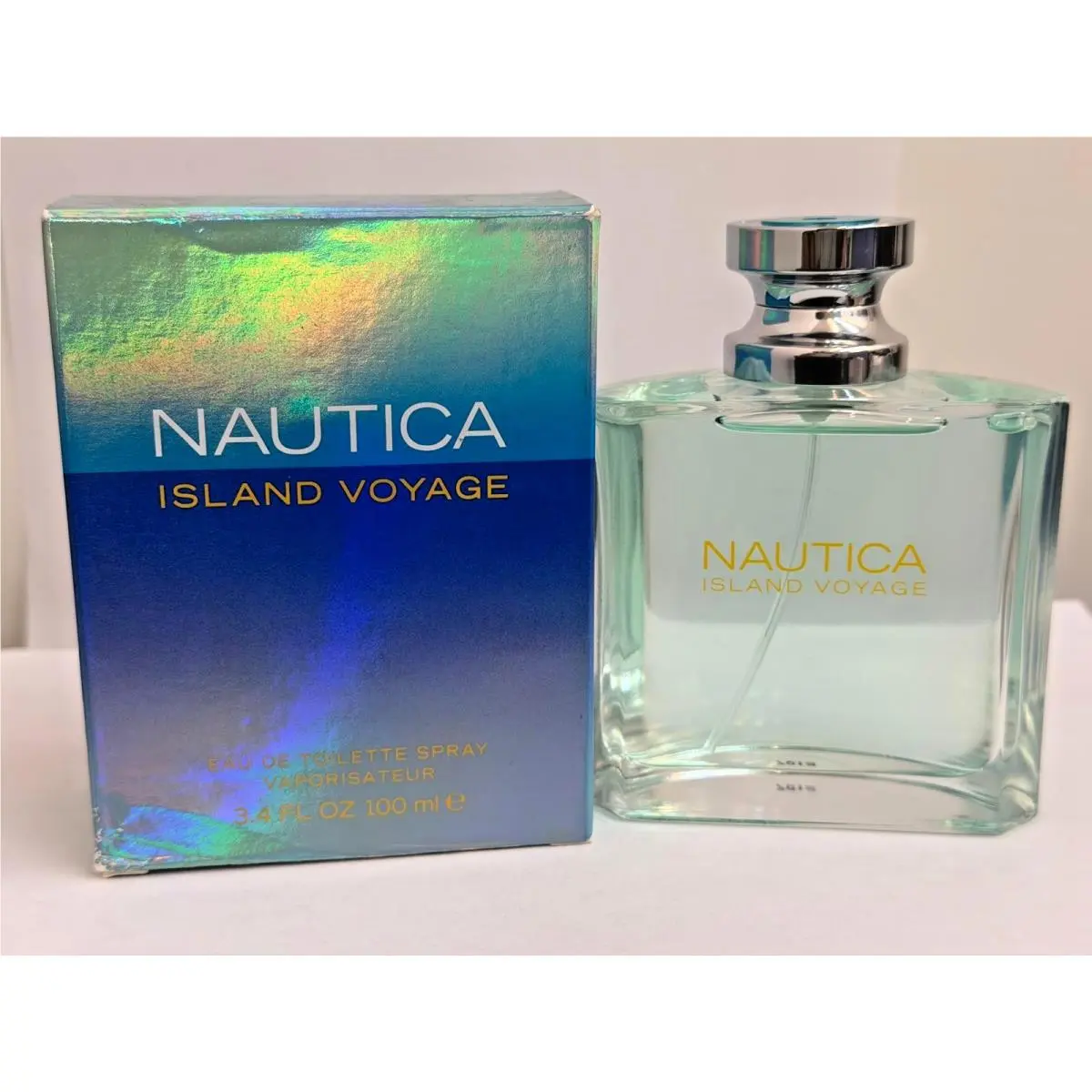 Island Voyage Men Cologne Eau De Toilette Spray 3.4oz 100ml by Nautica