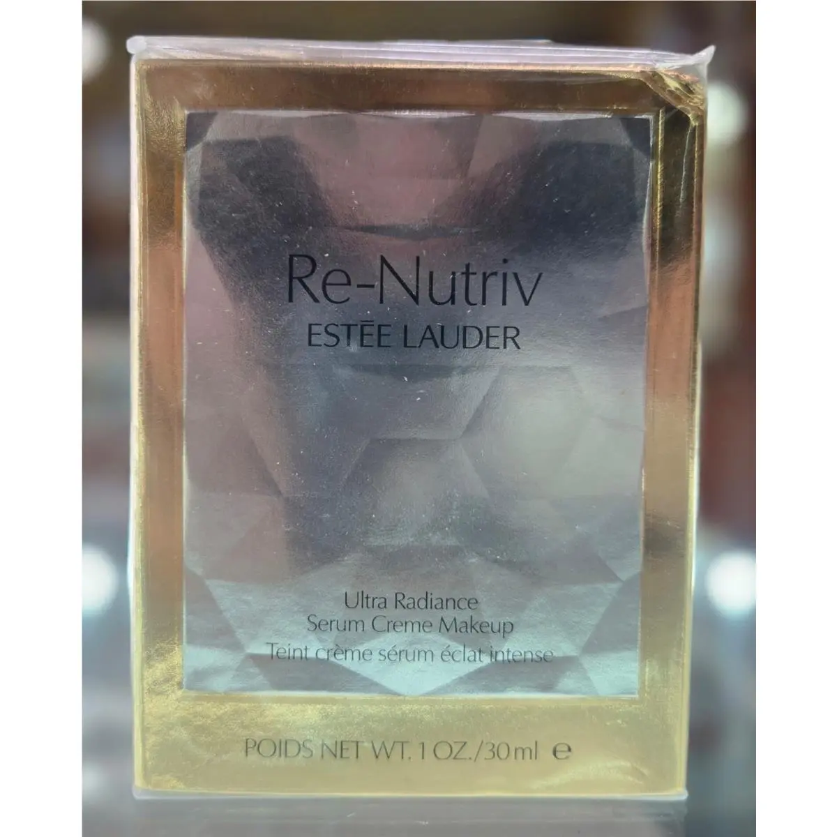 Estee Lauder Re-nutriv Ultra Radiance Serum Creme Makeup 1 oz 30ml Tawny 3W1