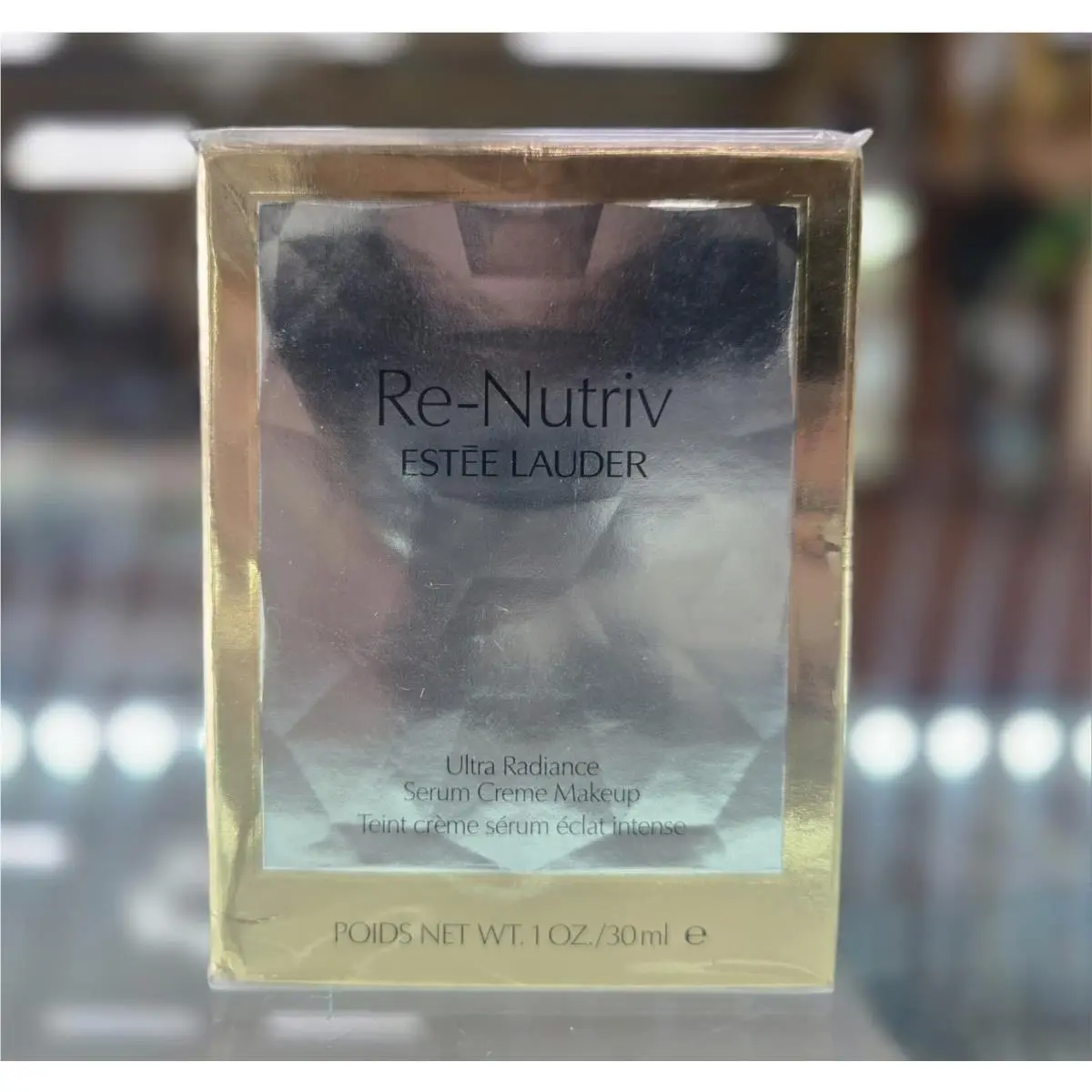 Estee Lauder Re-nutriv Ultra Radiance Serum Creme Makeup 6W1 Sandalwood 1oz