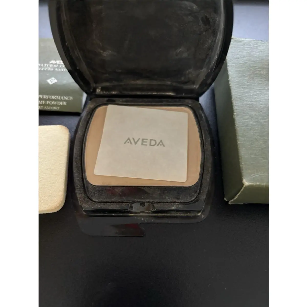 Dual Performance Pressed Creme Powder Wet Dry Linen 02 106652 by Aveda