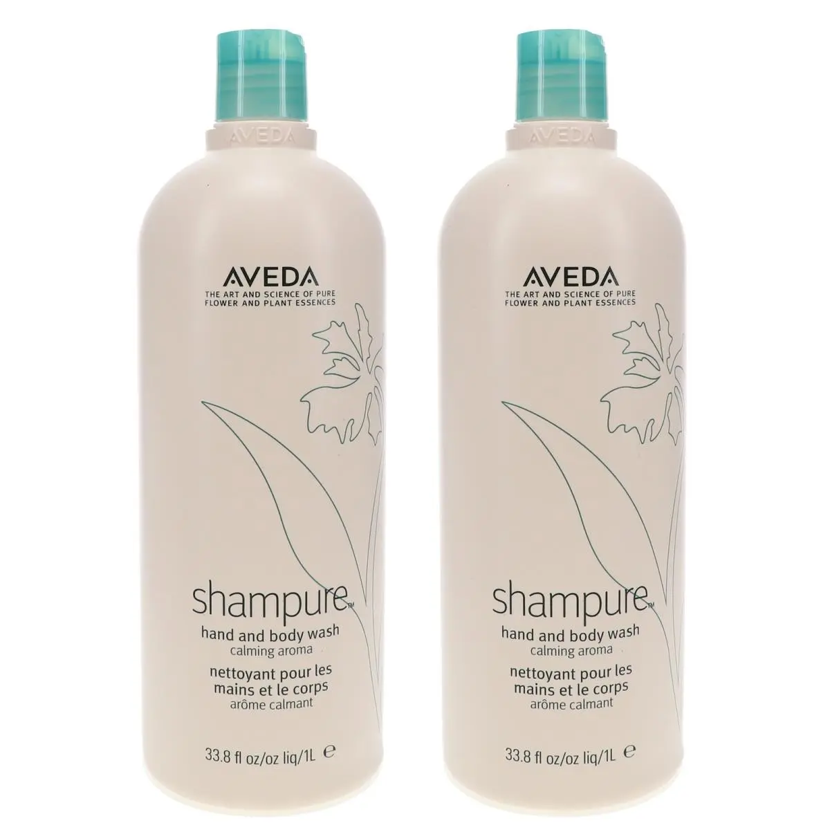 Shampure Hand and Body Wash 33.8 oz 2 Pack by Aveda