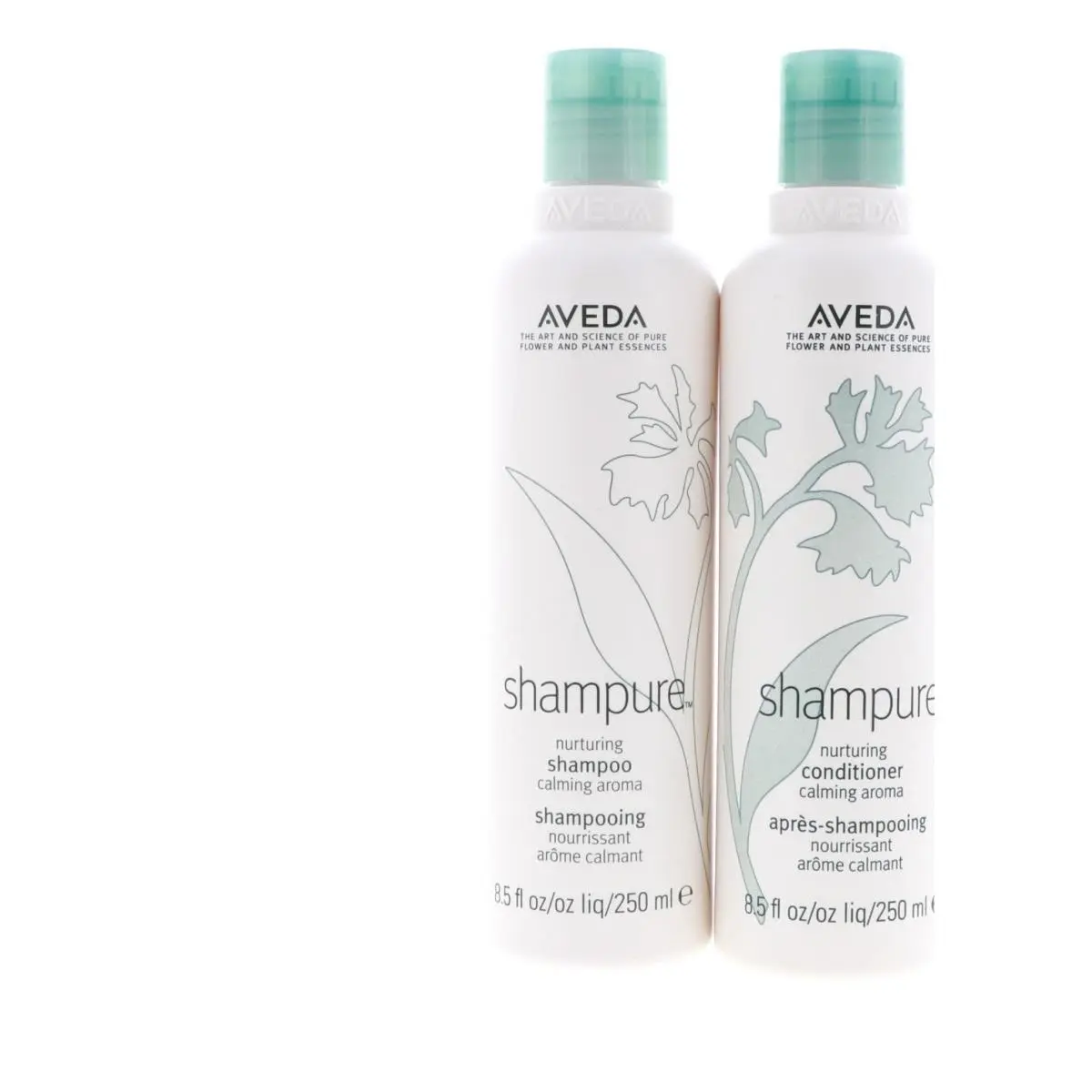 Shampure Nurturing Shampoo 8.5oz Nurturing Conditioner 8.5oz Set by Aveda