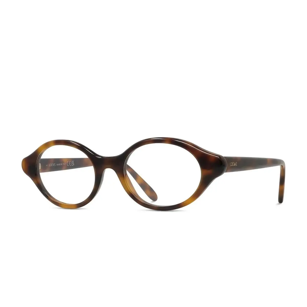 LW501101I LW 501101I 052 Shiny Brown Eyeglasses 50-19-140 by Loewe