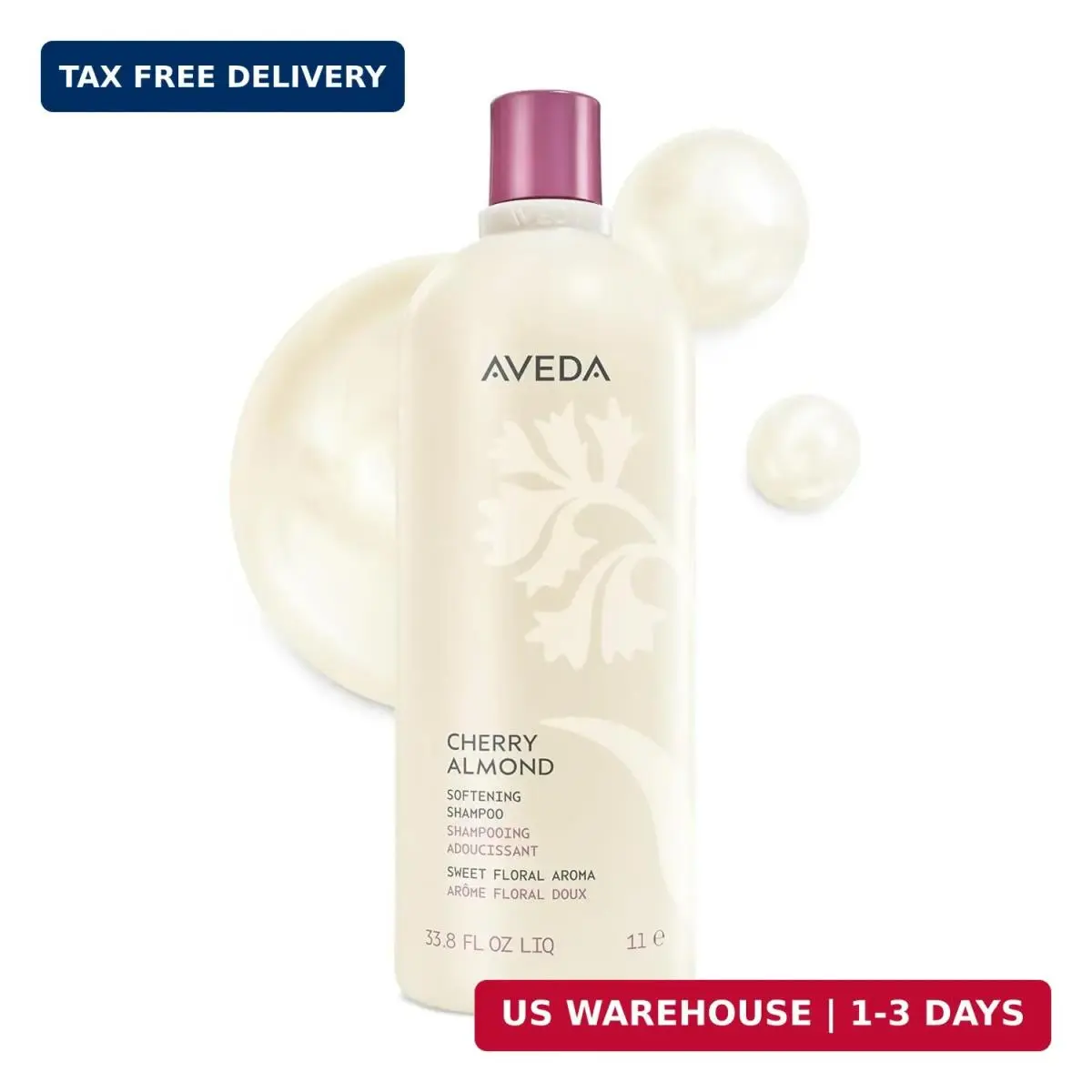 Cherry Almond Softening Shampoo Adds Softness and Shine For Normal to by Aveda